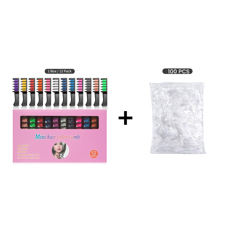 Temporary Hair Dye Chalk Comb- Cruelty Free
