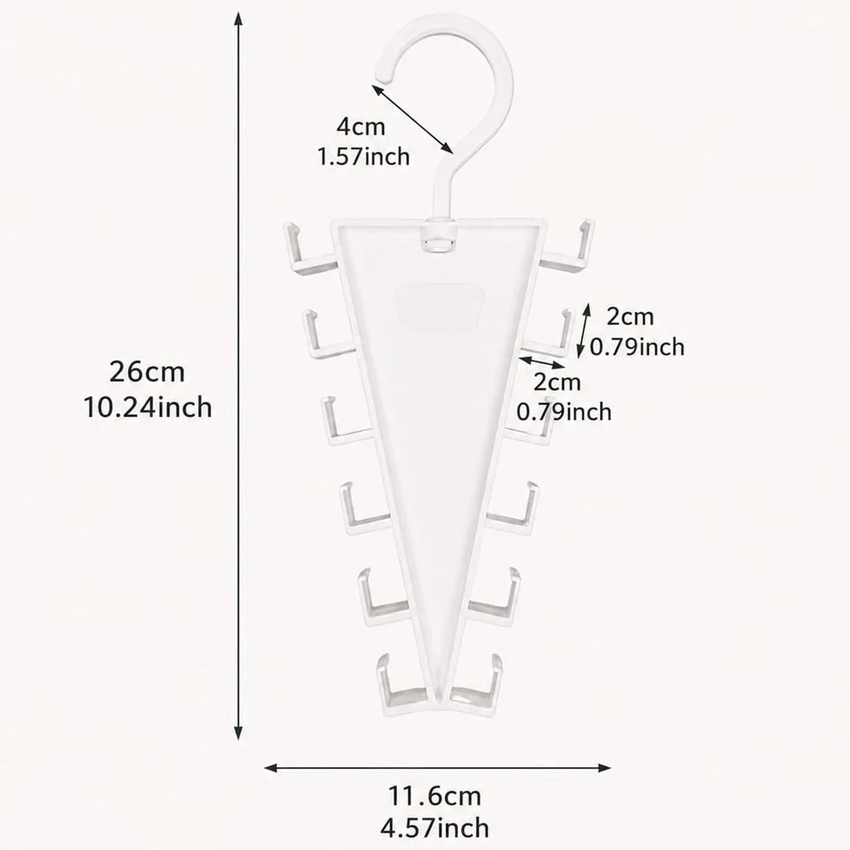 2/4/8Pcs V-Shape Hanger Organizer - Trendart