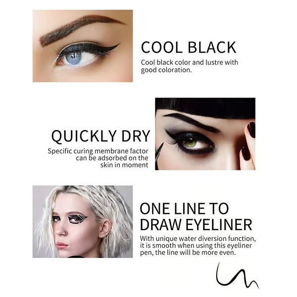 Waterproof Gel Eyeliner Set Features metallic and pearlescent finishes Long-lasting, smudge-proof formula✨