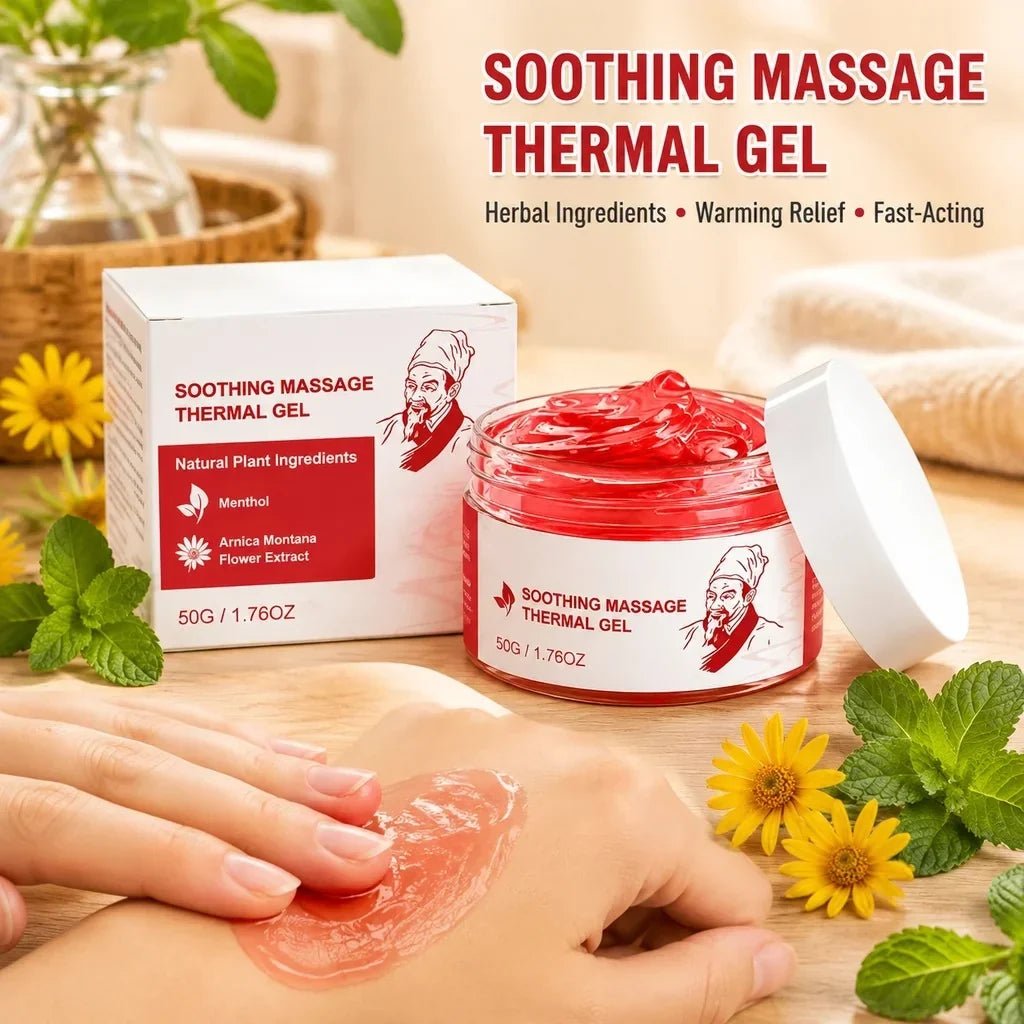 RVDU Massage Thermal Gel - herbal ingredients - Trendart
