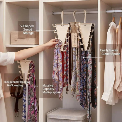 2/4/8Pcs V-Shape Hanger Organizer - Trendart
