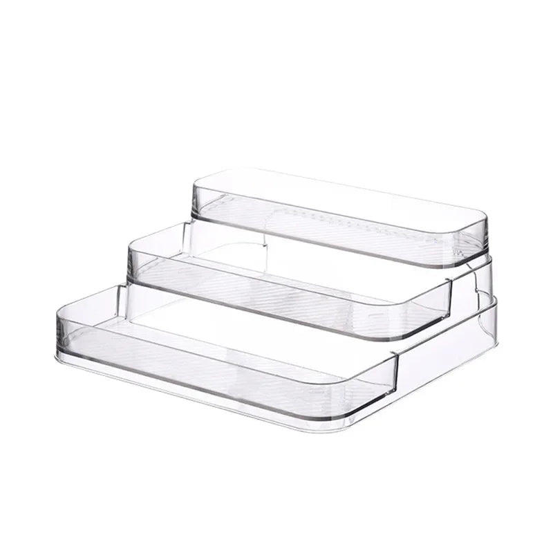3-Tier Desktop Perfume Organizer & Tray – Luxury Cosmetic Storage Rack - Trendart