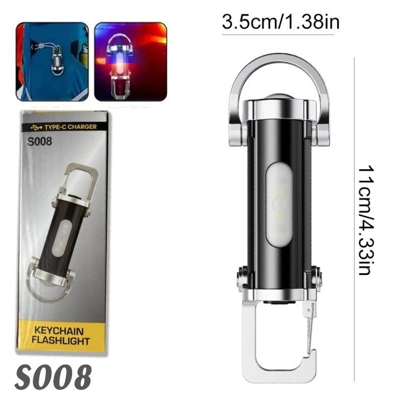 7 Multifunctional Portable Flashlight Keychain - Trendart