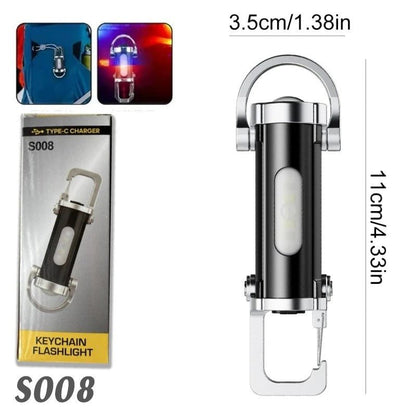 7 Multifunctional Portable Flashlight Keychain - Trendart