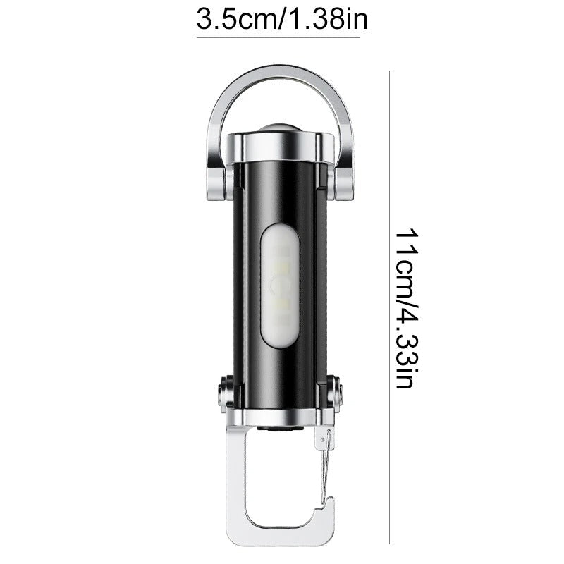 7 Multifunctional Portable Flashlight Keychain - Trendart