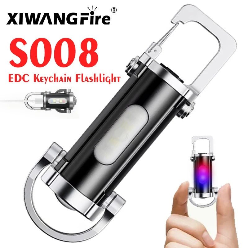 7 Multifunctional Portable Flashlight Keychain - Trendart