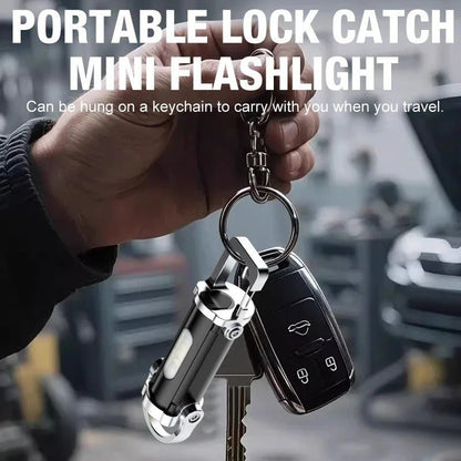 7 Multifunctional Portable Flashlight Keychain - Trendart