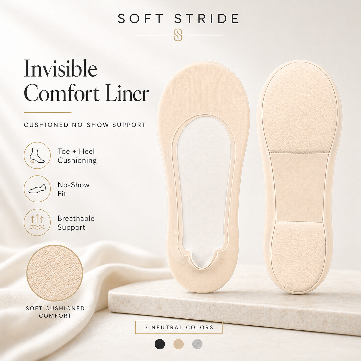 Invisible Pain Relieving Cushion Socks