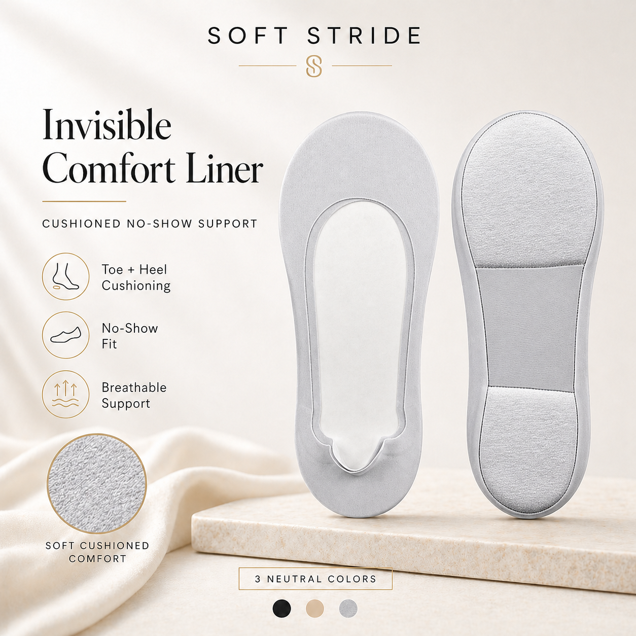 Invisible Pain Relieving Cushion Socks