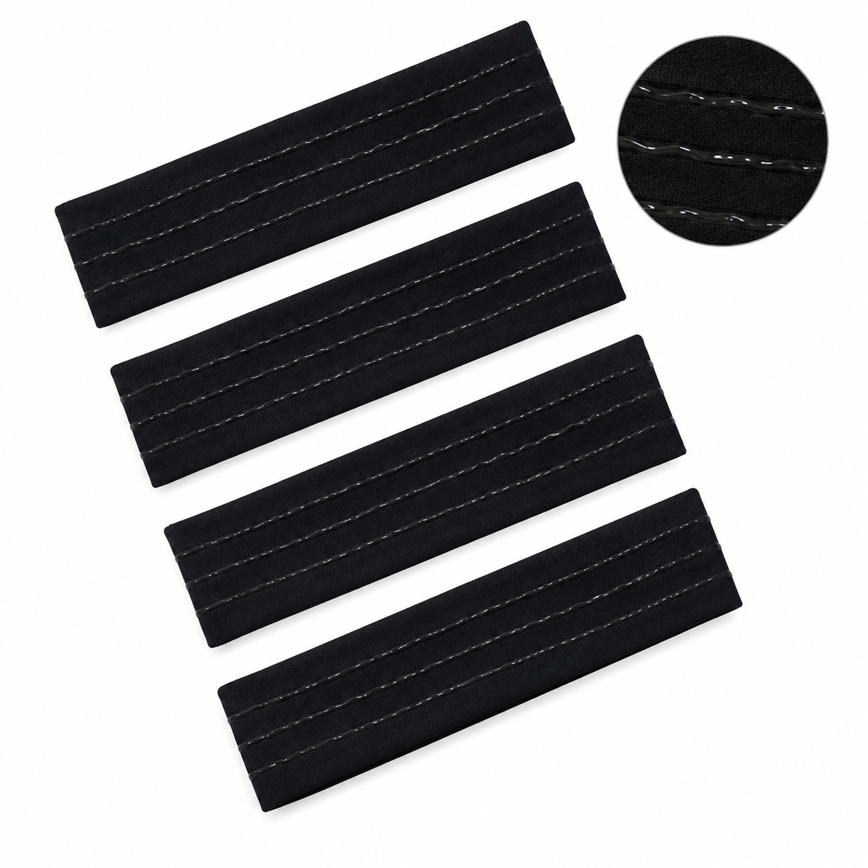 Silicon hairband grip