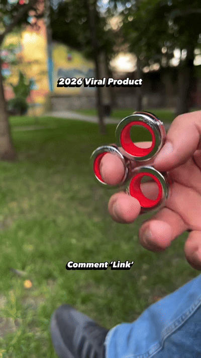 🧲 Magnetic Fidget Spinner Pack of 3 Fidgets ✨