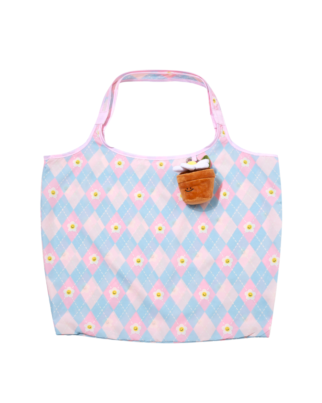 Potted Daisy Plant Plushie Reusable XL Bag