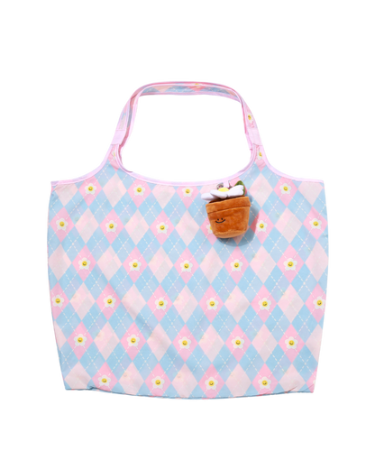 Potted Daisy Plant Plushie Reusable XL Bag