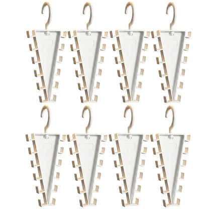 2/4/8Pcs V-Shape Hanger Organizer