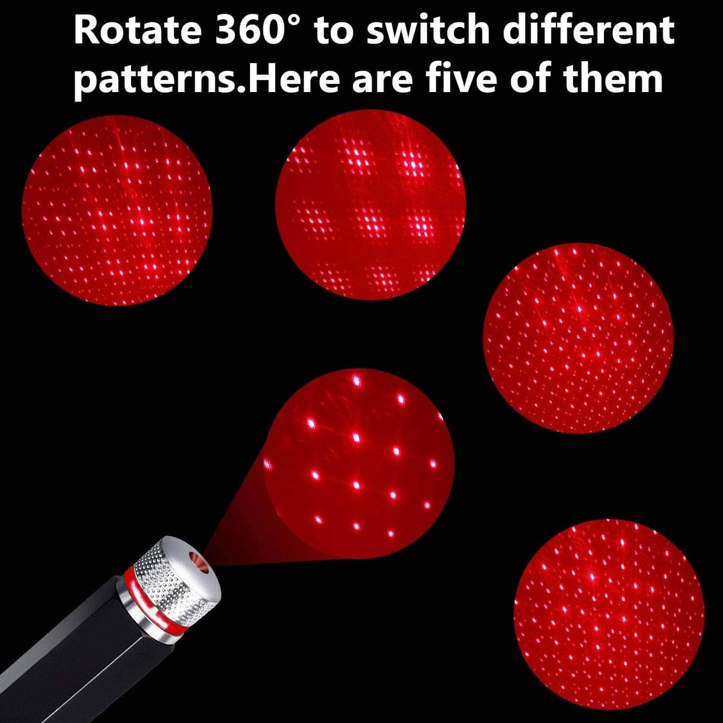 Car Roof Mini Star Night Light