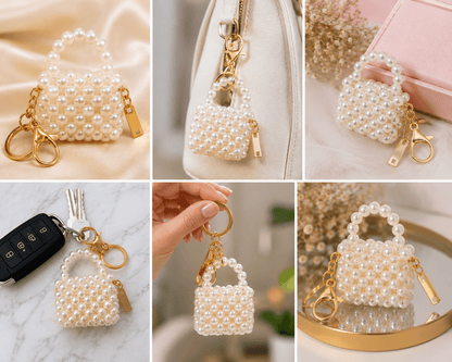 Aesthetic Pearl Bead Keychain🌸 - Trendart