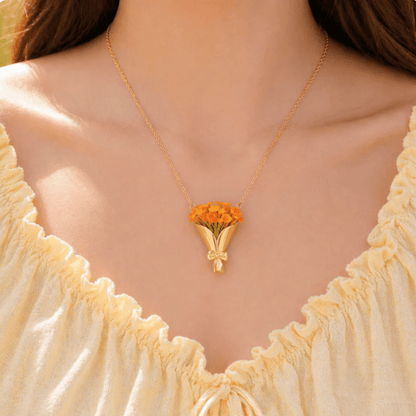 Bloom Bouquet Flower Necklace - Trendart