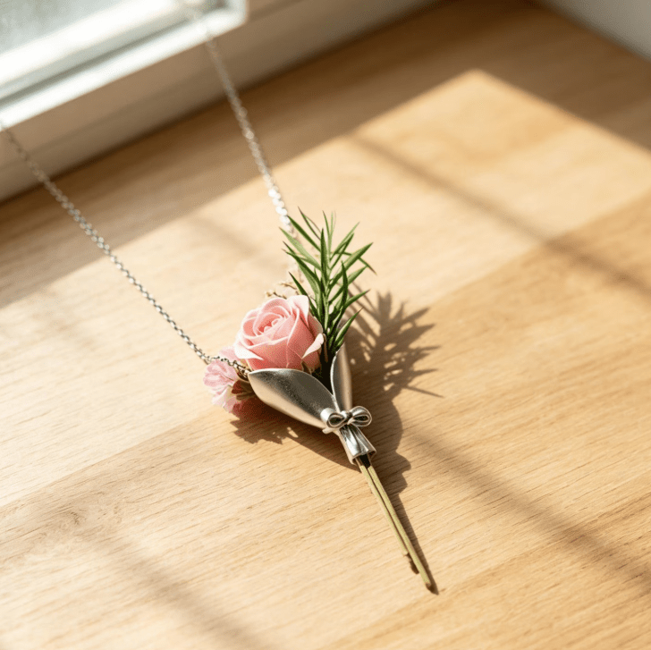 Bloom Bouquet Flower Necklace - Trendart