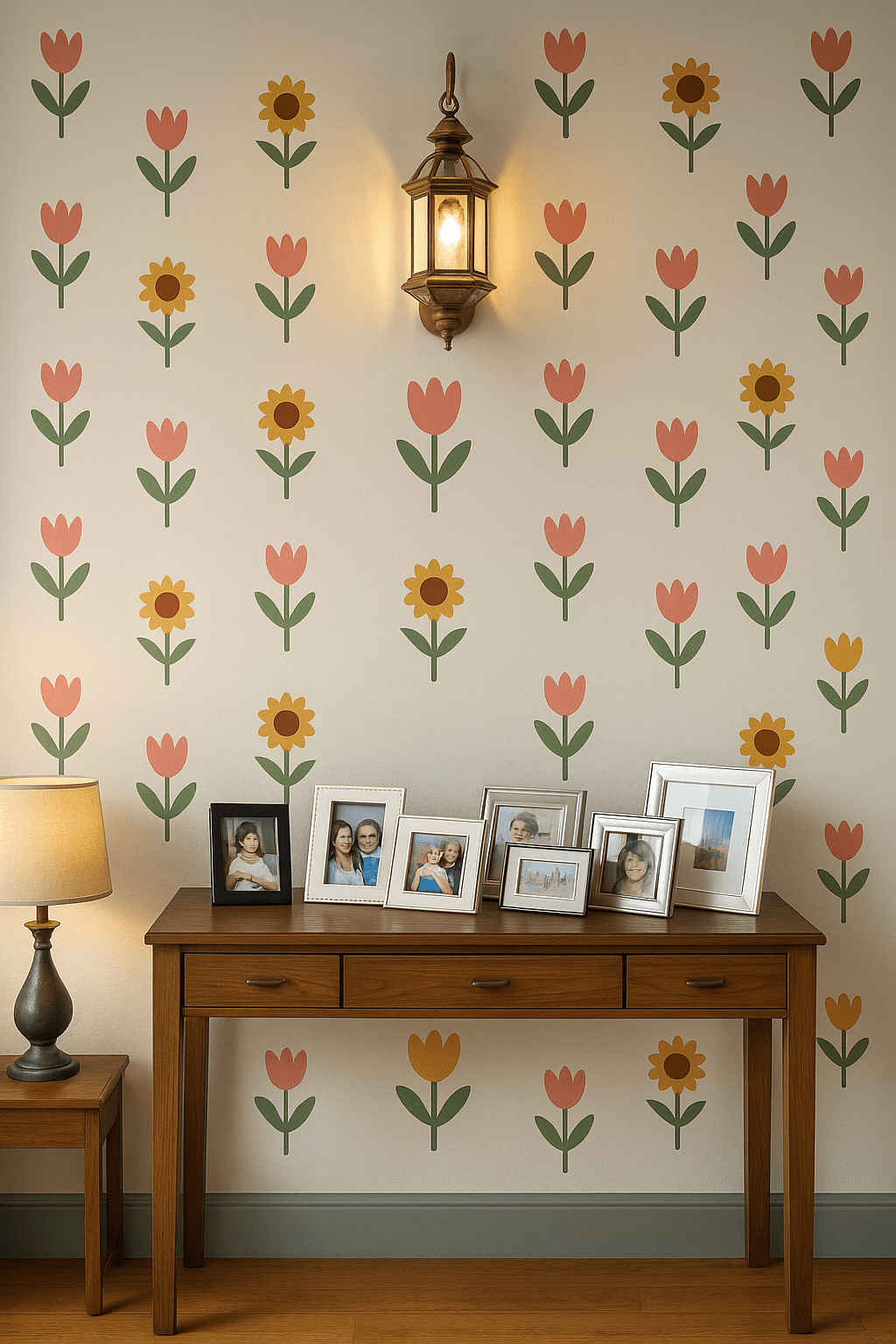 DIY High Quality Tulip & Sunflower Wall Stickers ( imported ) - Trendart