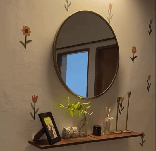 DIY High Quality Tulip & Sunflower Wall Stickers ( imported ) - Trendart