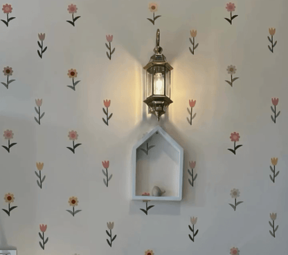 DIY High Quality Tulip & Sunflower Wall Stickers ( imported ) - Trendart