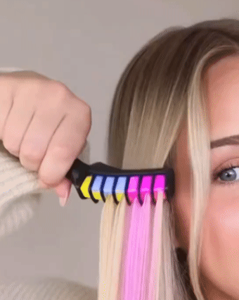 Temporary Hair Dye Chalk Comb- Cruelty Free