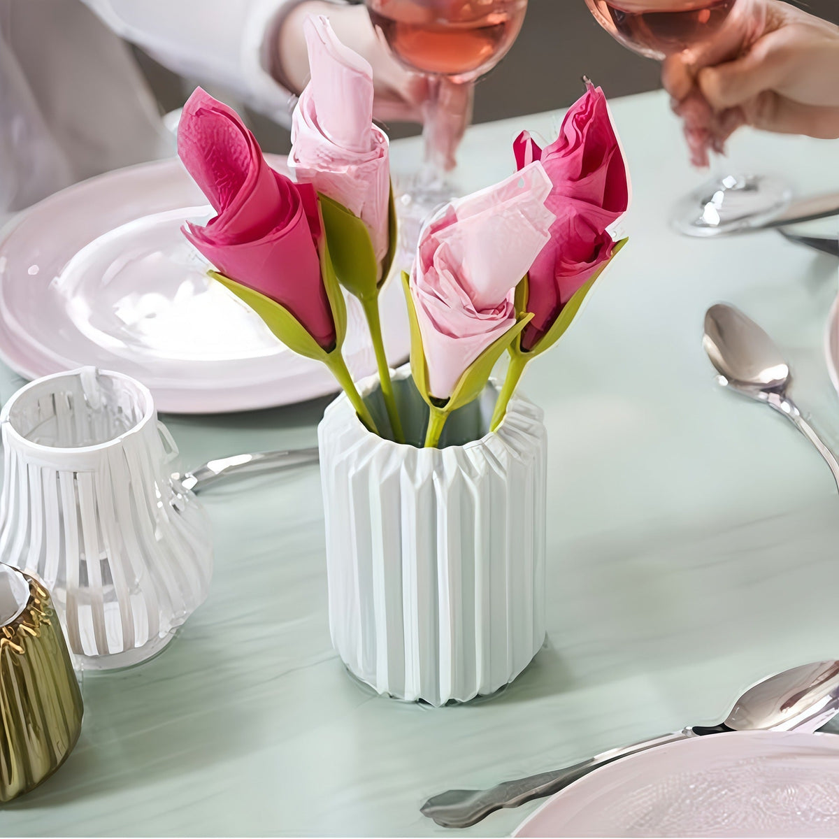 💐 Instant Tissue Rose Bouquet Maker - Trendart
