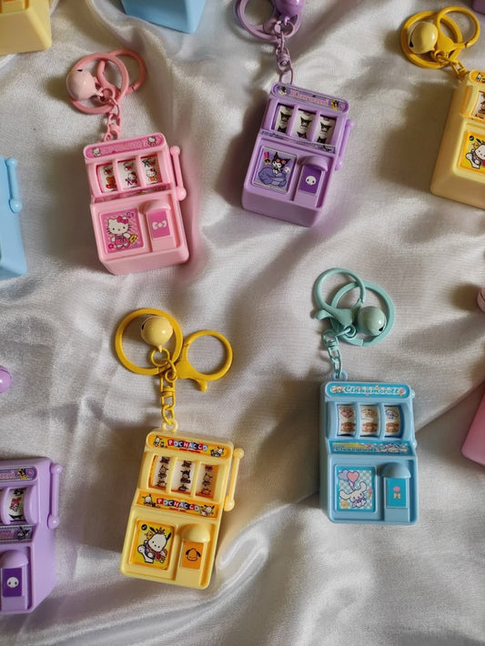 ✨ Kawaii Mini Slot Machine Keychain - Trendart