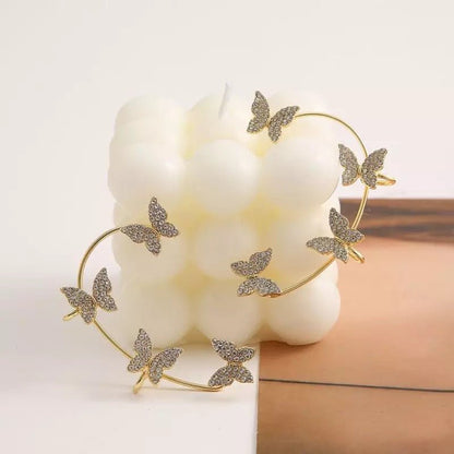 Korean Butterfly Ear Cuff 2Pcs/Set - Trendart