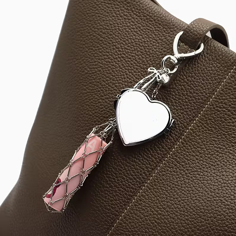 Lipstick Holder Charm Keychain - Trendart