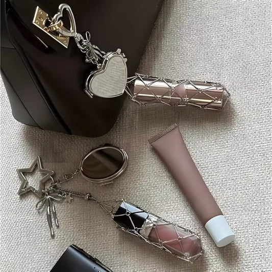 Lipstick Holder Charm Keychain - Trendart