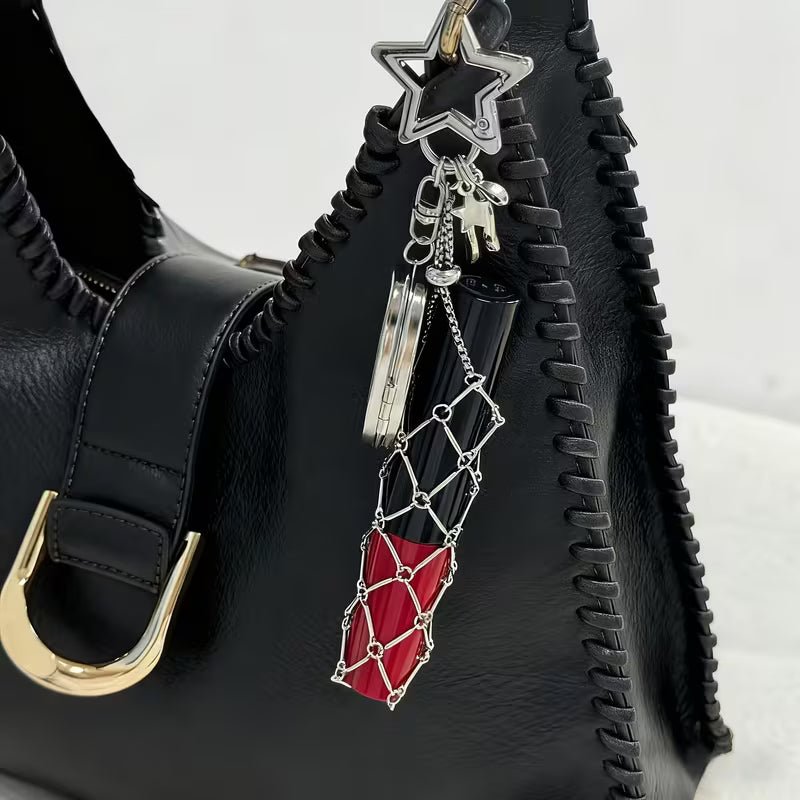 Lipstick Holder Charm Keychain - Trendart