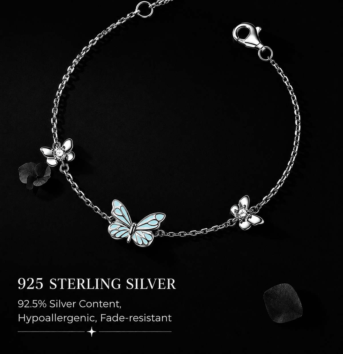 Lumière Glowing Blue Butterfly Bracelet💙 - Trendart