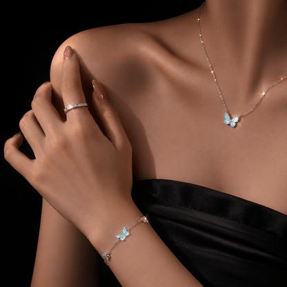 Lumière Glowing Blue Butterfly Bracelet💙 - Trendart