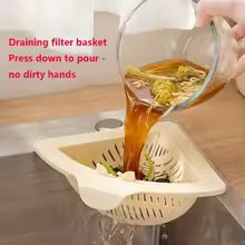 Magnetic Corner Sink Drain Basket Strainexa - Trendart