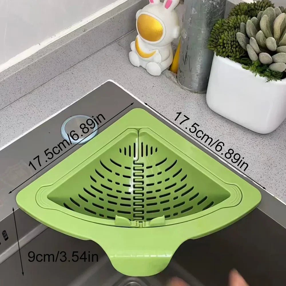 Magnetic Corner Sink Drain Basket Strainexa - Trendart