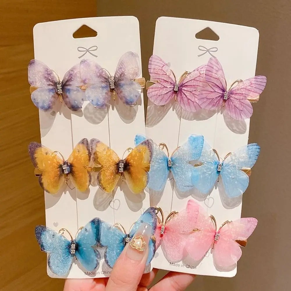 Sweet Wind Butterfly Hair Clips