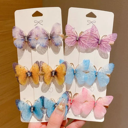 Sweet Wind Butterfly Hair Clips