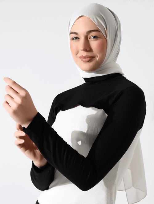 Neck Cover with Long Sleeves - Trendart