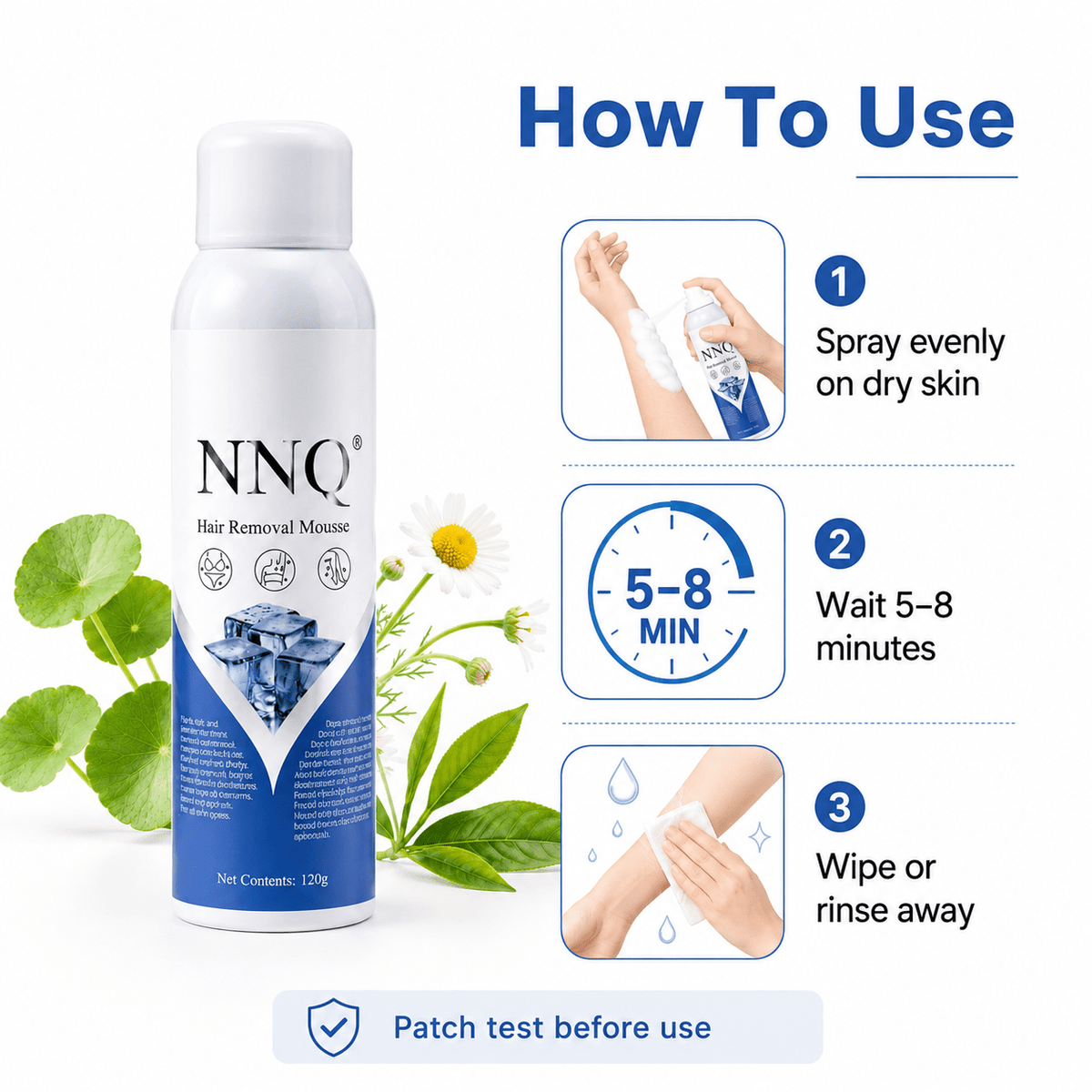 NNQ hair Removal Spray for Men & Women - Trendart