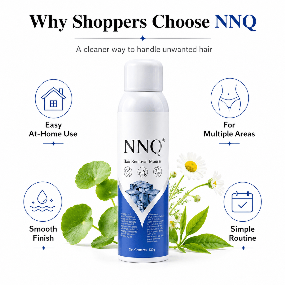 NNQ hair Removal Spray for Men & Women - Trendart