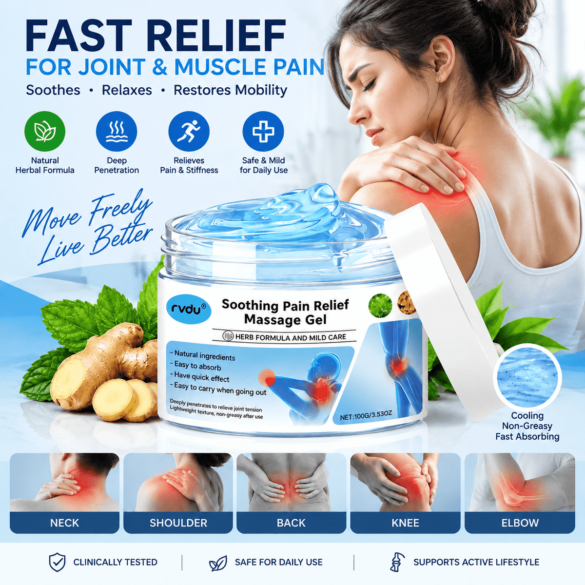 Original Japanese JointEase Pain Relief Gel - Trendart