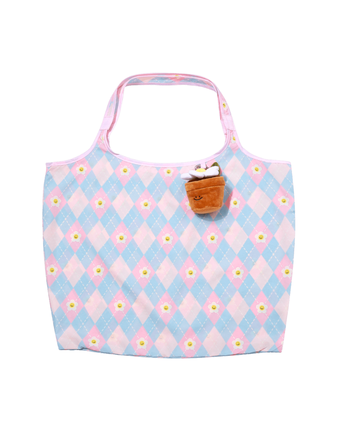 Potted Daisy Plant Plushie Reusable XL Bag - Trendart