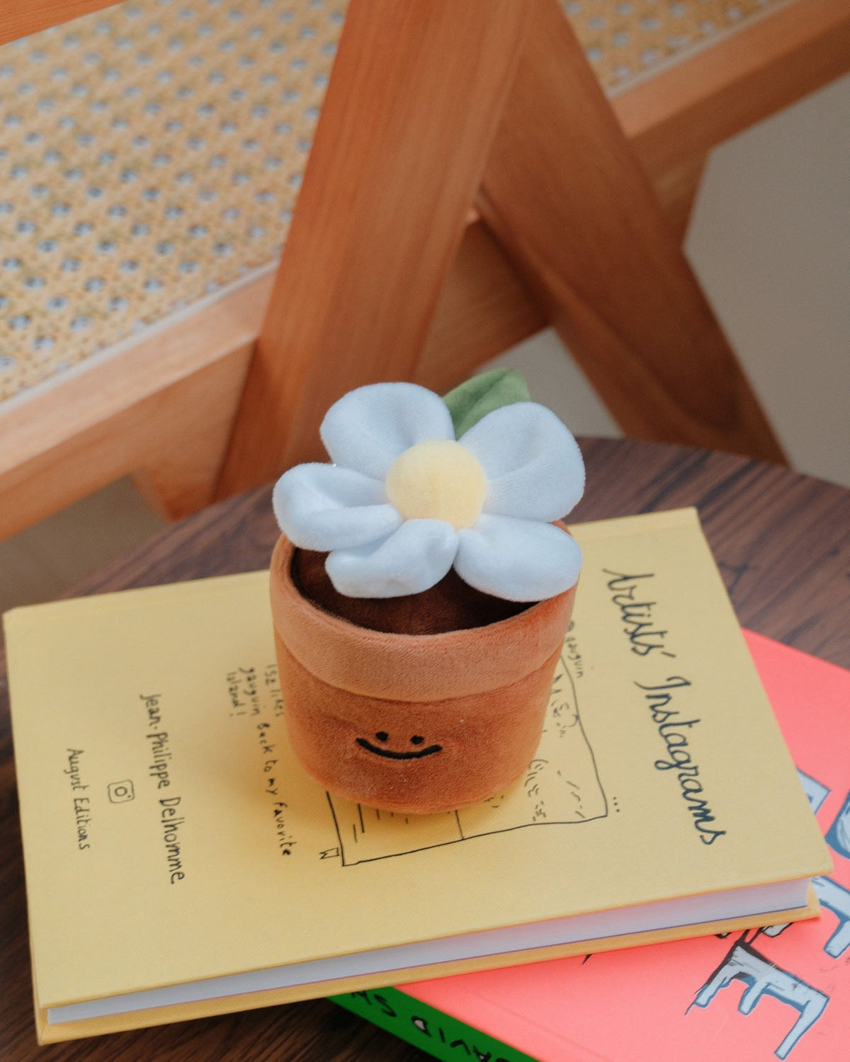 Potted Daisy Plant Plushie Reusable XL Bag - Trendart
