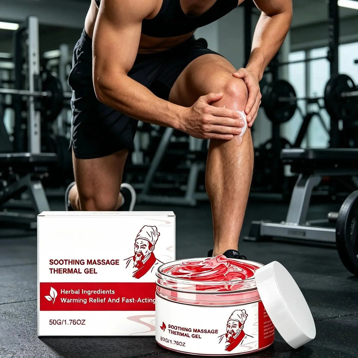 RVDU Massage Thermal Gel - herbal ingredients - Trendart