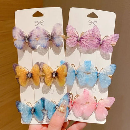 Sweet Wind Butterfly Hair Clips - Trendart