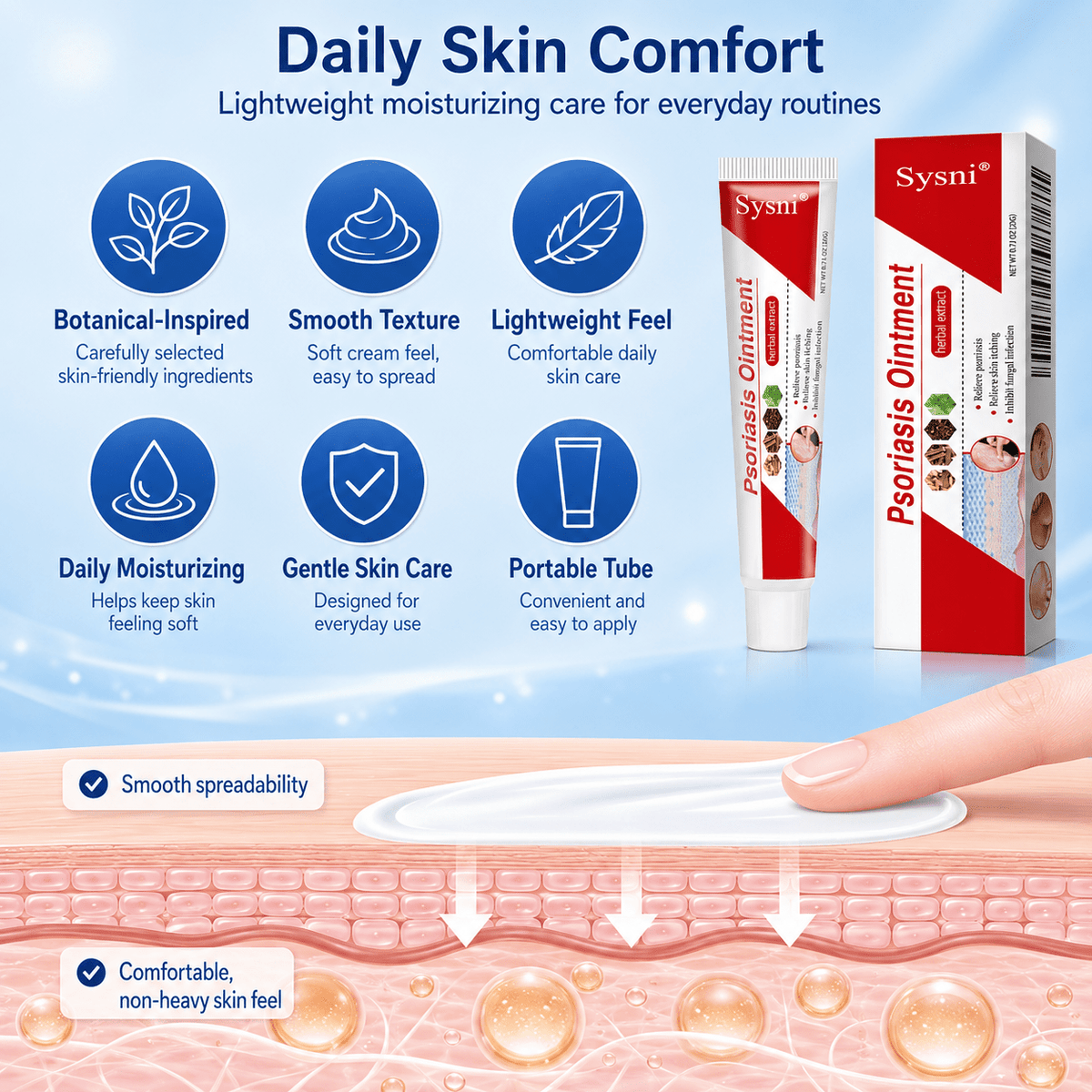 SYSNI PsoriCalm™Sensitive SkinCare Cream - Trendart