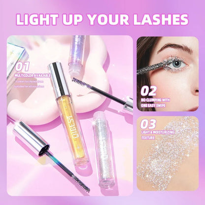 Waterproof Colorful Glitter Mascara - Trendart