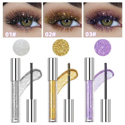 Waterproof Colorful Glitter Mascara - Trendart