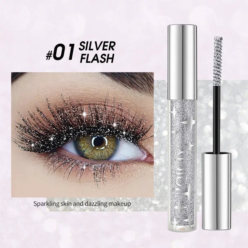 Waterproof Colorful Glitter Mascara - Trendart